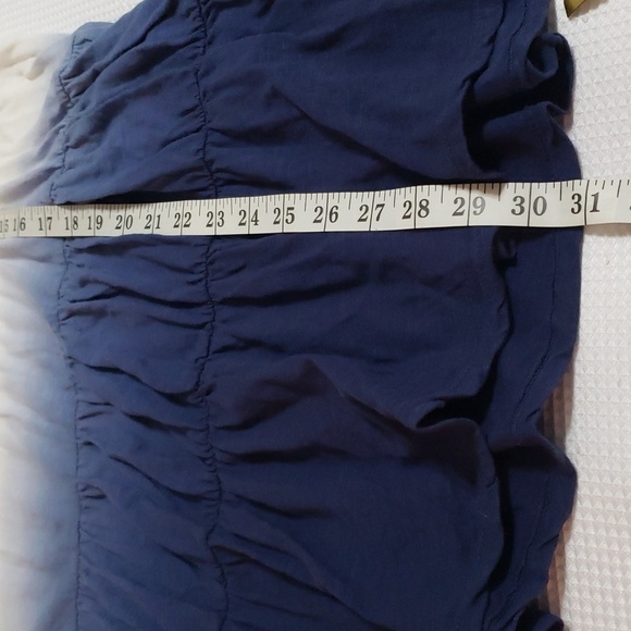 Cato. NWOT. White/Blue Ombre; Short Sleeves; Gather Tiers Top.  Size 22/24W - Picture 9 of 14
